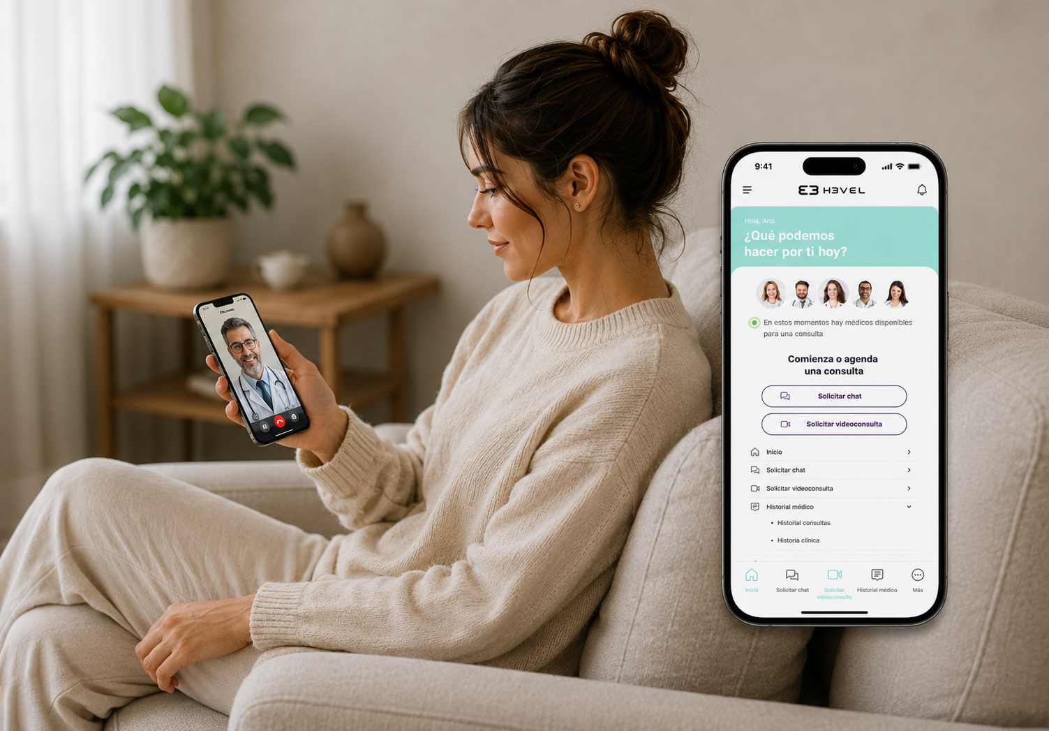 Consulta médica online con H3VEL HEALTH